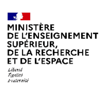 Ministère de l'Enseignement supérieur, de la Recherche et de l'Espace